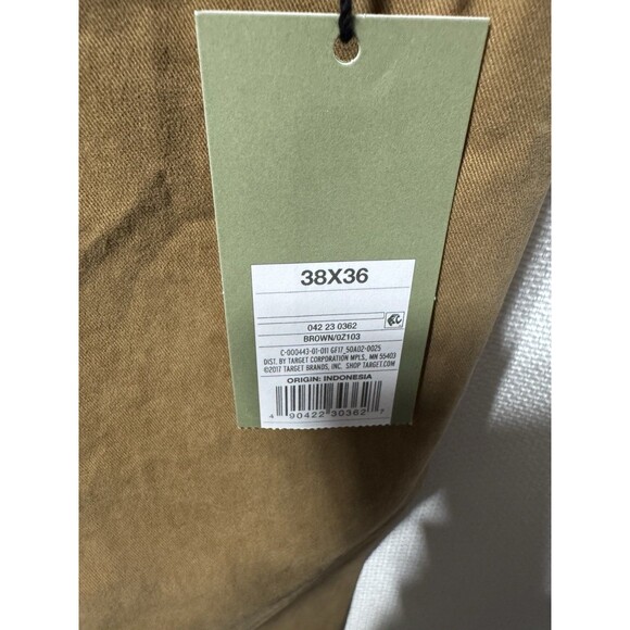 Goodfellow Straight Chino Men’s Pants 38x36 NWT Brown - Picture 6 of 14